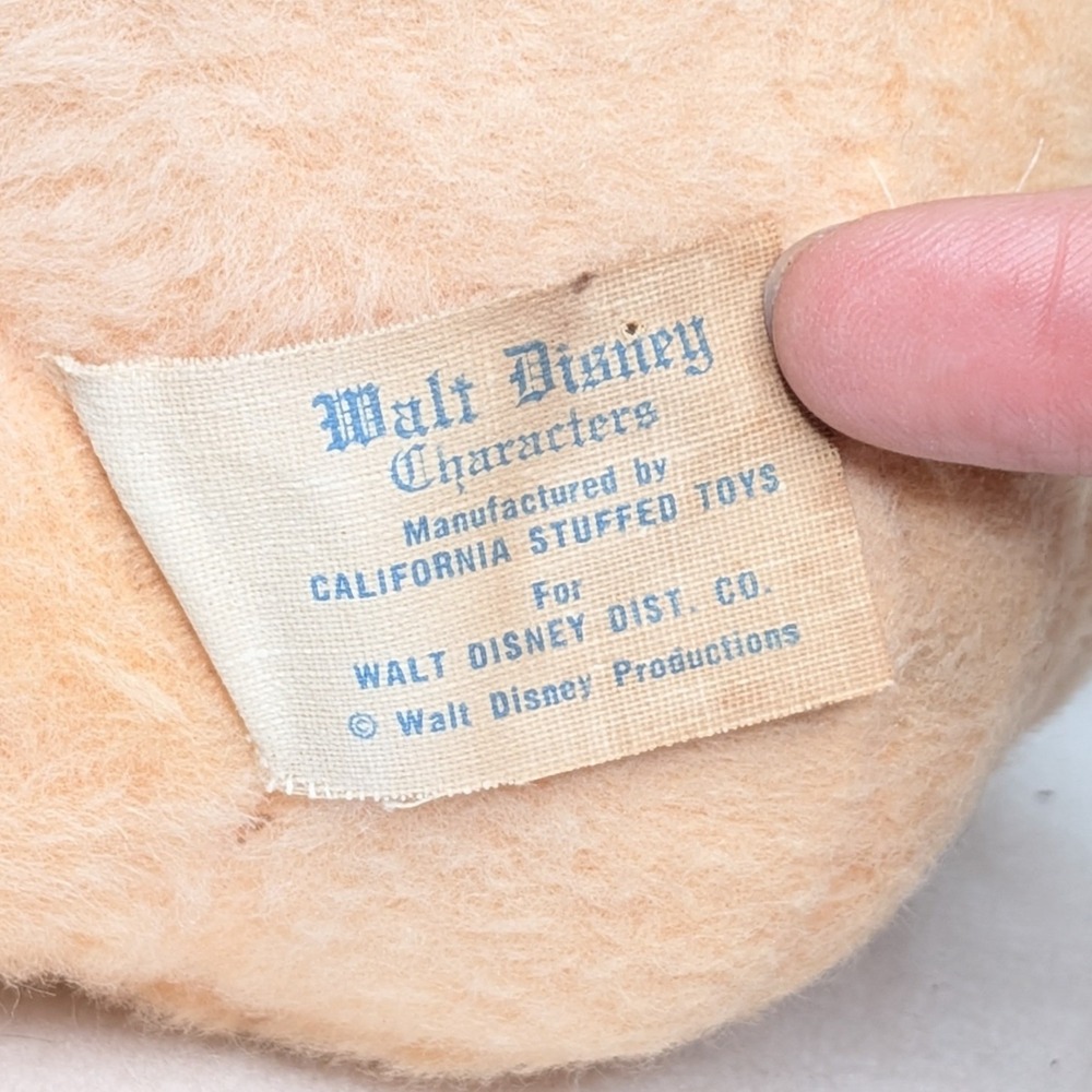 VTG Walt Disney Characters Winnie the Pooh Bear Stuffed Animal Plush Toy 9" - Picture 5 of 10
